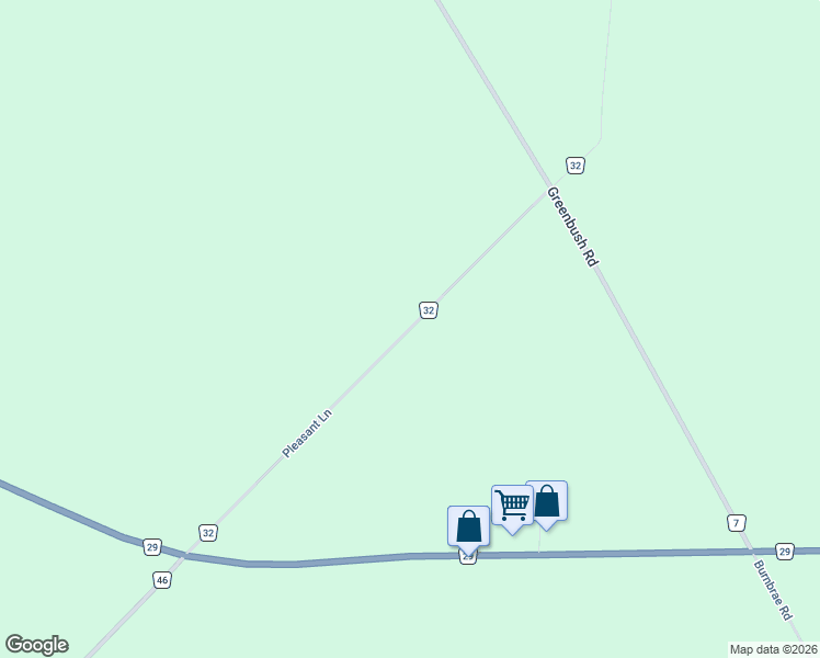 map of restaurants, bars, coffee shops, grocery stores, and more near Pleasant Lane in Brockville