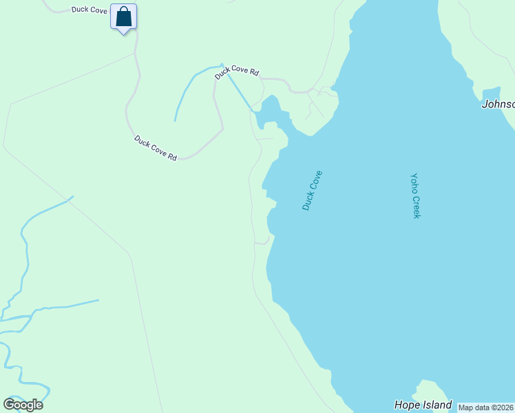 map of restaurants, bars, coffee shops, grocery stores, and more near 499 Duck Cove Road in Roque Bluffs