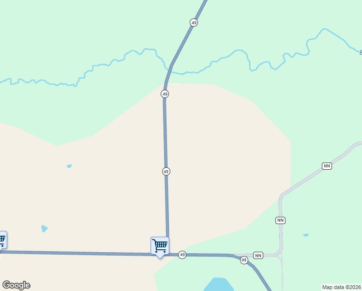map of restaurants, bars, coffee shops, grocery stores, and more near 3585 Wisconsin 49 in Rosholt
