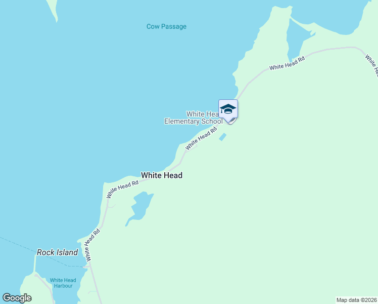 map of restaurants, bars, coffee shops, grocery stores, and more near 232 White Head Road in White Head