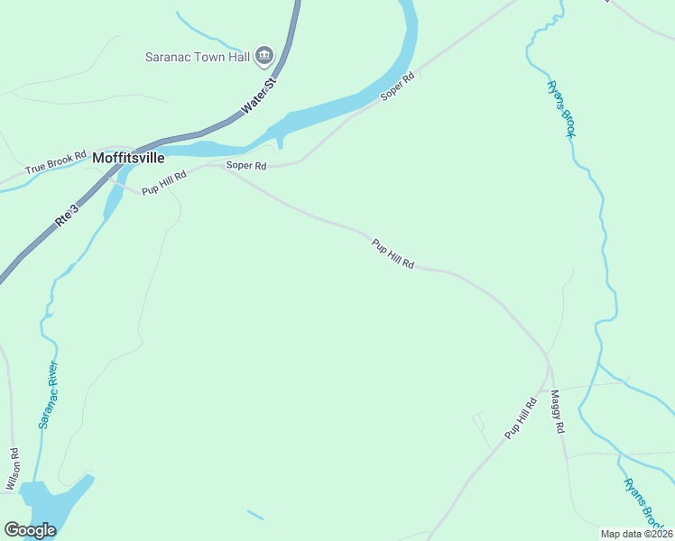 map of restaurants, bars, coffee shops, grocery stores, and more near 32 Pup Hill Road in Saranac