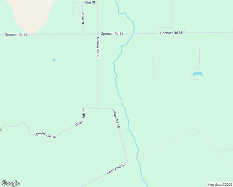 map of restaurants, bars, coffee shops, grocery stores, and more near Golden Road Southeast in Kalkaska