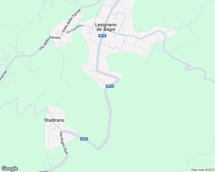 map of restaurants, bars, coffee shops, grocery stores, and more near 24 Via XXV Aprile in Lesignano de' Bagni