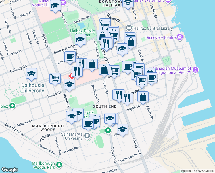1157 Tower Road, Halifax Regional Municipality NS Walk Score