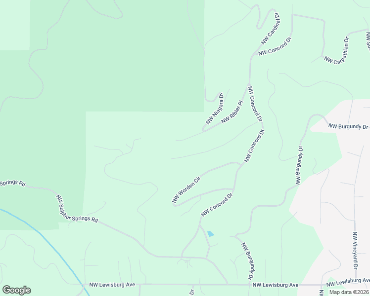 map of restaurants, bars, coffee shops, grocery stores, and more near 1622 Northwest Ribier Place in Corvallis