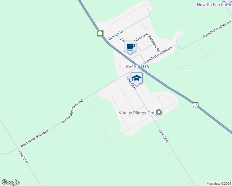 map of restaurants, bars, coffee shops, grocery stores, and more near 5 Preston Street in Coldwater