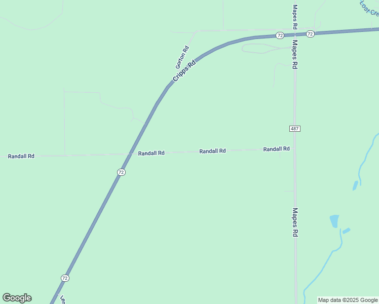 map of restaurants, bars, coffee shops, grocery stores, and more near 2637 Randall Road in Oscoda County
