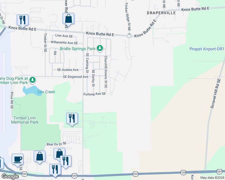 map of restaurants, bars, coffee shops, grocery stores, and more near 582 Withers Court Southeast in Albany