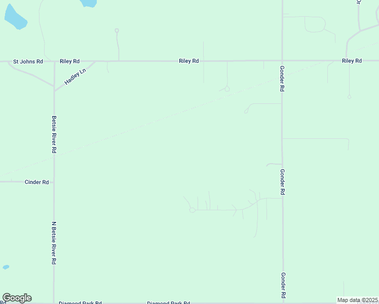 map of restaurants, bars, coffee shops, grocery stores, and more near Emerald Forest Lane in Interlochen
