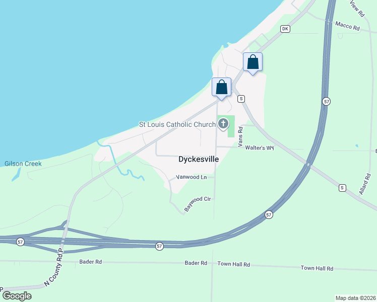 map of restaurants, bars, coffee shops, grocery stores, and more near 6245 Tielens Road in Luxemburg