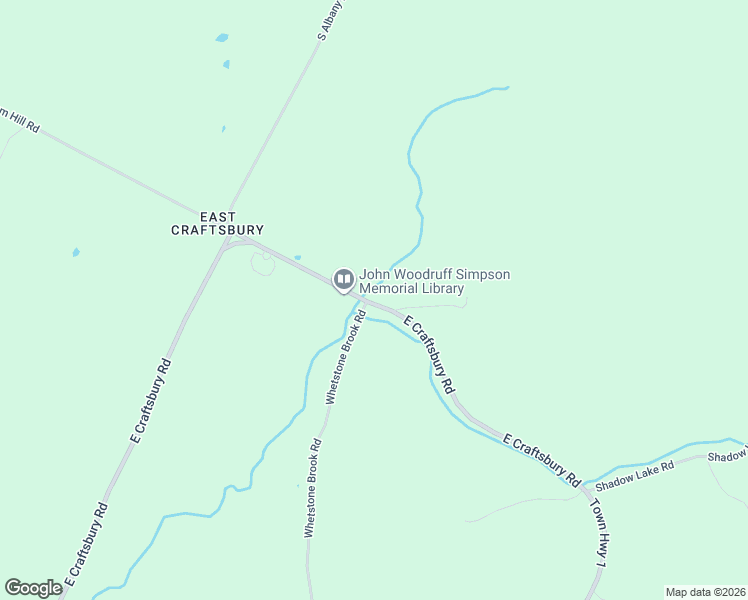 map of restaurants, bars, coffee shops, grocery stores, and more near 1972 East Craftsbury Road in Craftsbury