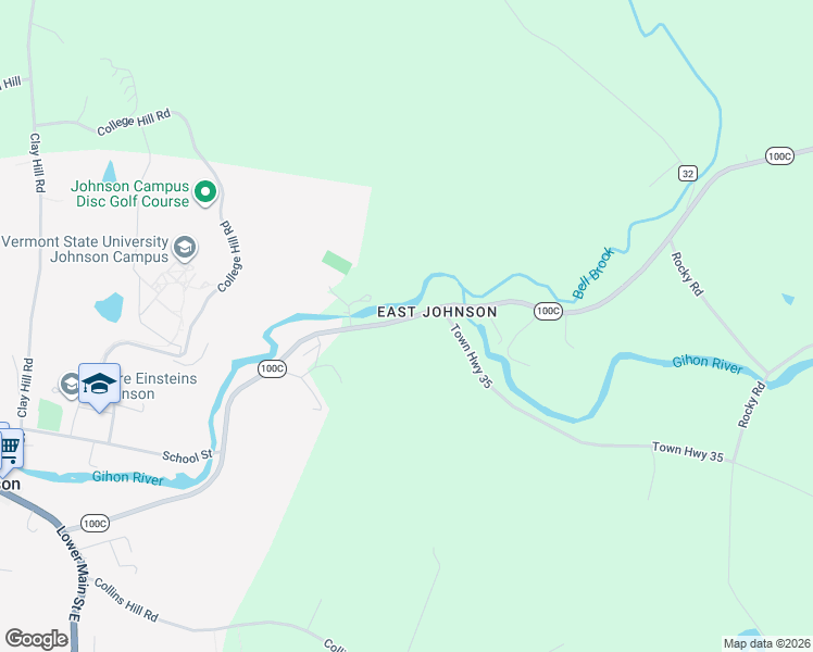 map of restaurants, bars, coffee shops, grocery stores, and more near 88 Gillen Avenue in Lamoille County