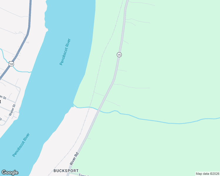 map of restaurants, bars, coffee shops, grocery stores, and more near 530 River Road in Bucksport