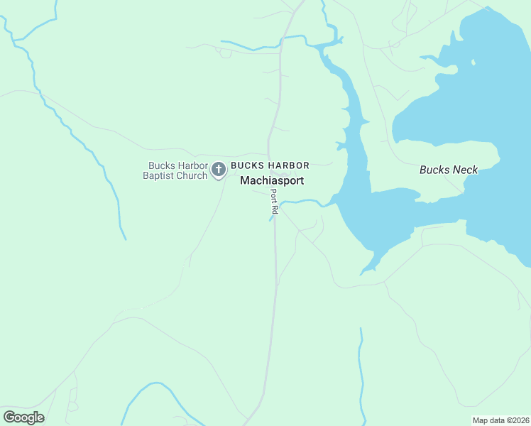 map of restaurants, bars, coffee shops, grocery stores, and more near 1324 Port Road in Machiasport