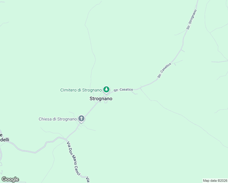 map of restaurants, bars, coffee shops, grocery stores, and more near 42 Strada Casatico in Provincia di Parma