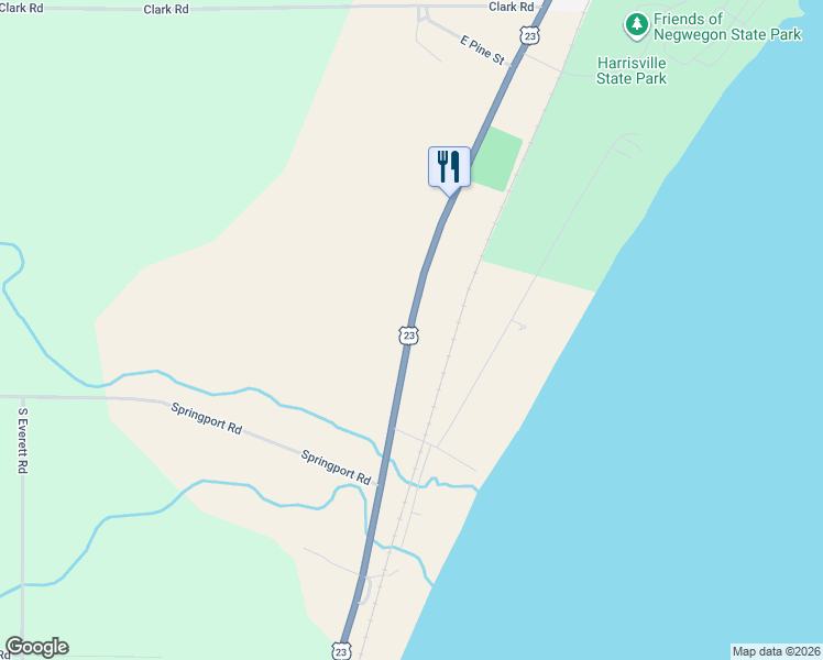 map of restaurants, bars, coffee shops, grocery stores, and more near 419-423 State Street in Harrisville