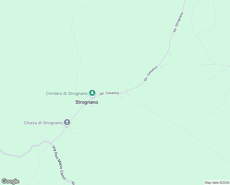 map of restaurants, bars, coffee shops, grocery stores, and more near 42 Strada Casatico in Provincia di Parma
