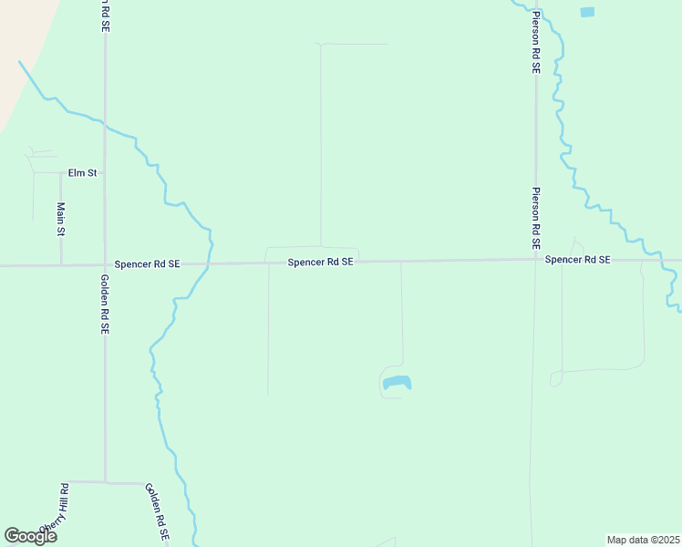 map of restaurants, bars, coffee shops, grocery stores, and more near 3540 Spencer Road Southeast in Kalkaska
