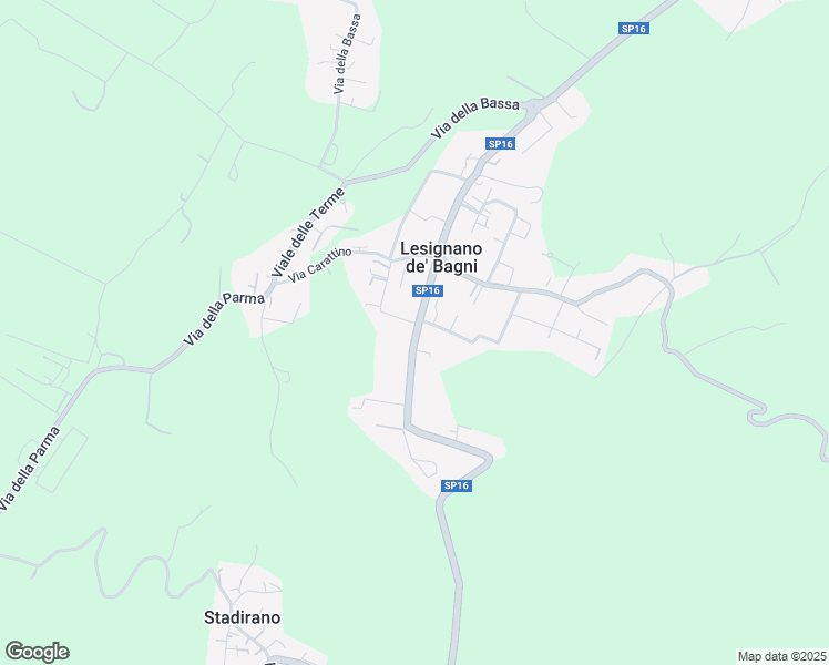 map of restaurants, bars, coffee shops, grocery stores, and more near 24 Via XXV Aprile in Lesignano De' Bagni