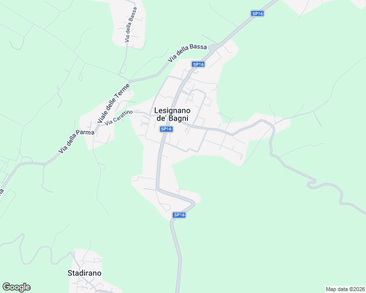 map of restaurants, bars, coffee shops, grocery stores, and more near 15 Via della Liberazione in Lesignano de' Bagni