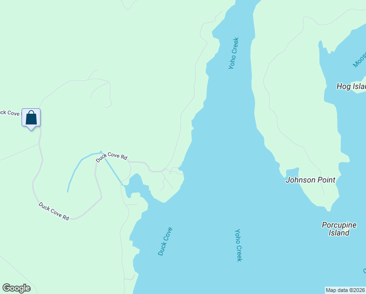 map of restaurants, bars, coffee shops, grocery stores, and more near 63 North Duck Cove Road in Roque Bluffs