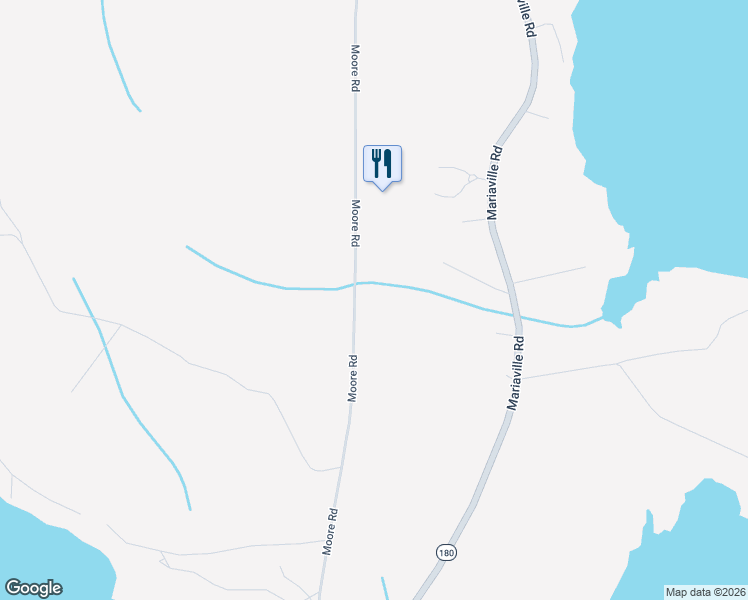 map of restaurants, bars, coffee shops, grocery stores, and more near 187 Moore Road in Ellsworth