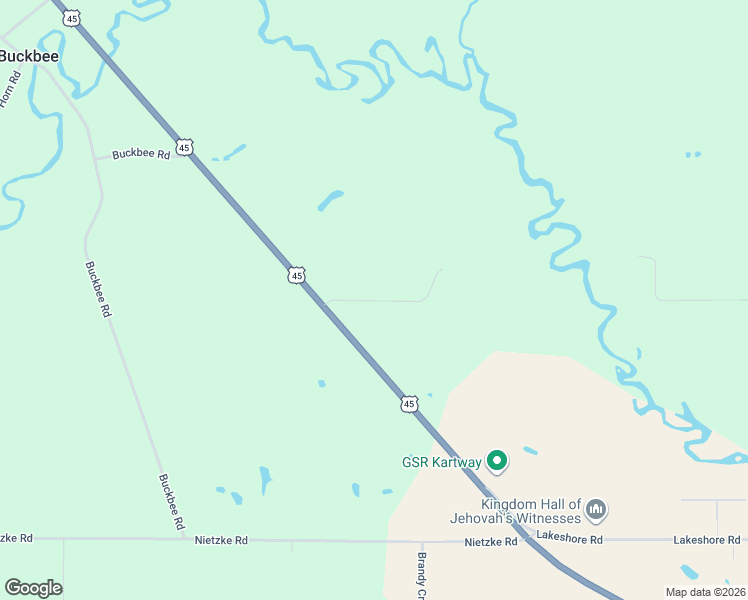 map of restaurants, bars, coffee shops, grocery stores, and more near Albert's Road in Waupaca County