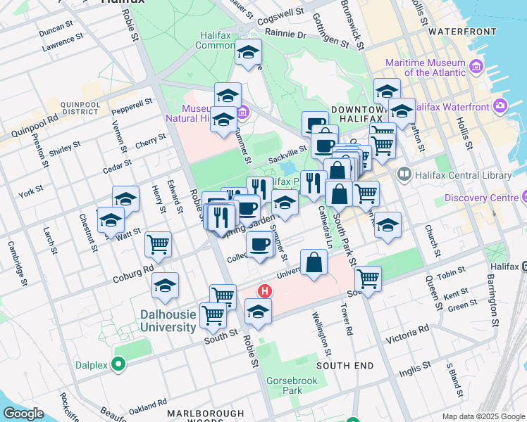 5855 Spring Garden Road, Halifax Regional Municipality NS Walk Score