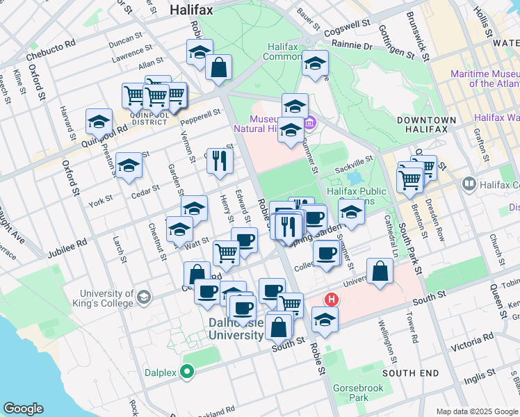 1592 Robie Street, Halifax Regional Municipality NS Walk Score