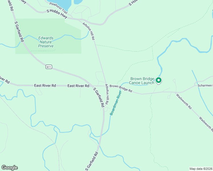 map of restaurants, bars, coffee shops, grocery stores, and more near 3030 Arbutus Hill Road in Traverse City