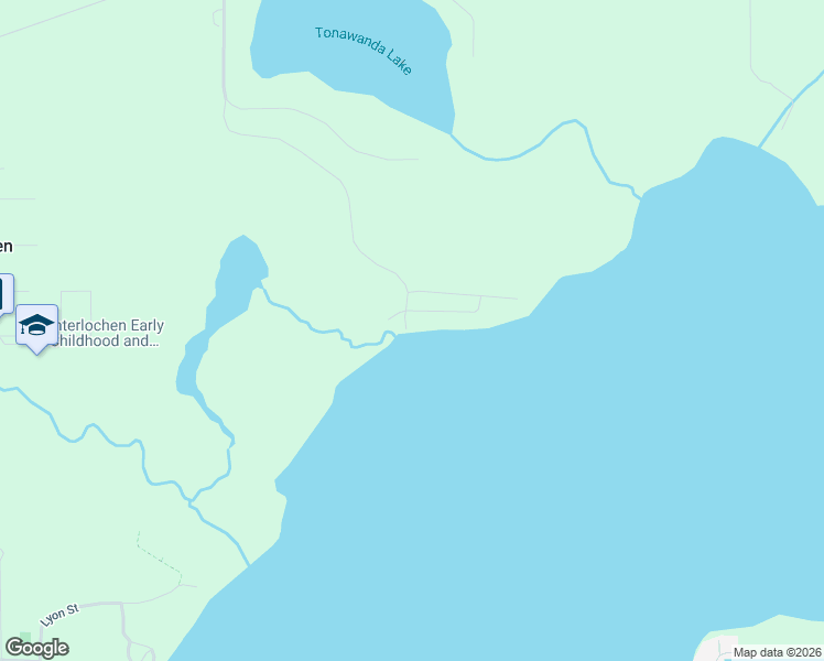 map of restaurants, bars, coffee shops, grocery stores, and more near Duck Lake Dam Rd in Grand Traverse