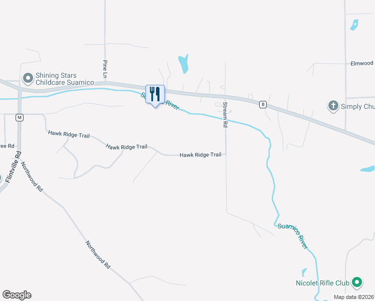 map of restaurants, bars, coffee shops, grocery stores, and more near 3062 Hawk Ridge Trail in Green Bay