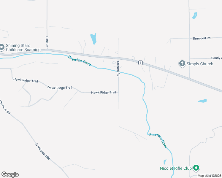 map of restaurants, bars, coffee shops, grocery stores, and more near 3747 Stream Road in Green Bay