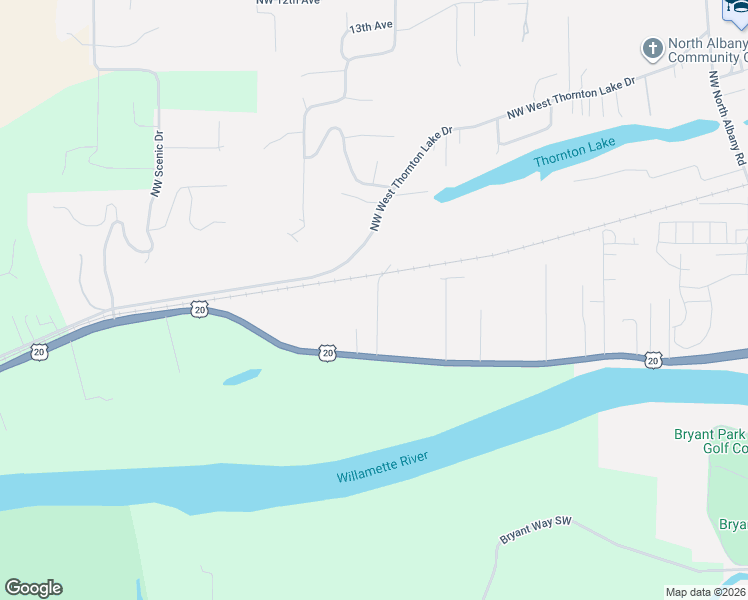map of restaurants, bars, coffee shops, grocery stores, and more near 420 Northwest Rainwater Lane in Albany