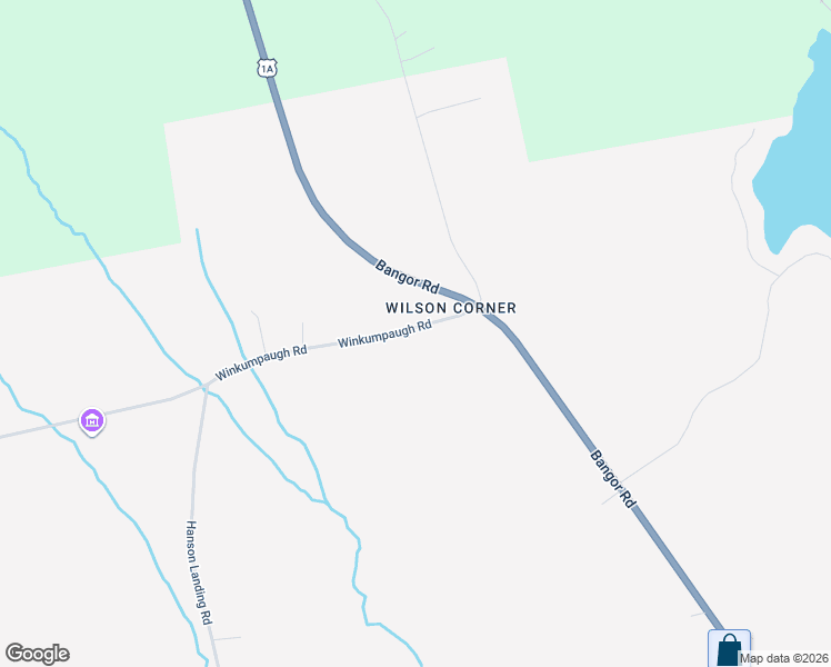 map of restaurants, bars, coffee shops, grocery stores, and more near 33 Winkumpaugh Road in Ellsworth
