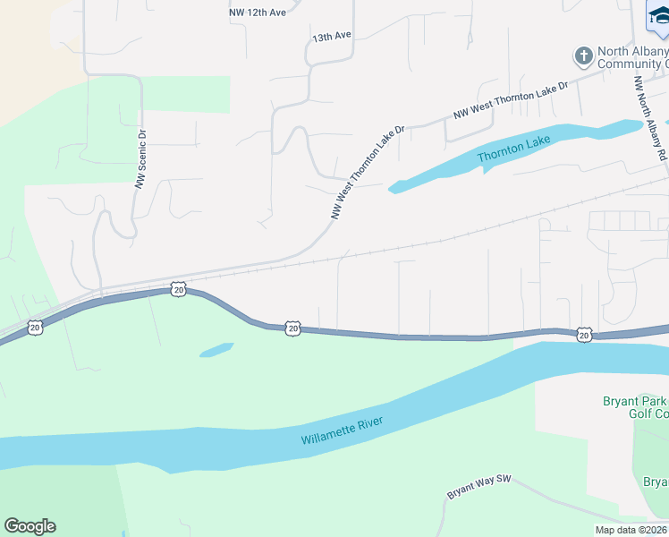 map of restaurants, bars, coffee shops, grocery stores, and more near 420 Northwest Rainwater Lane in Albany