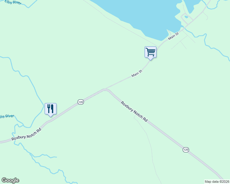 map of restaurants, bars, coffee shops, grocery stores, and more near 20 Main Street in Roxbury