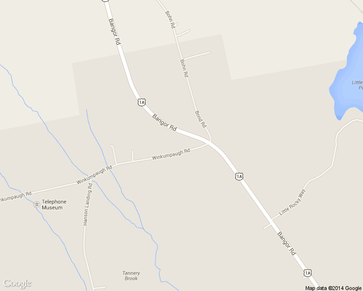 map of restaurants, bars, coffee shops, grocery stores, and more near 33 Winkumpaugh Road in Ellsworth