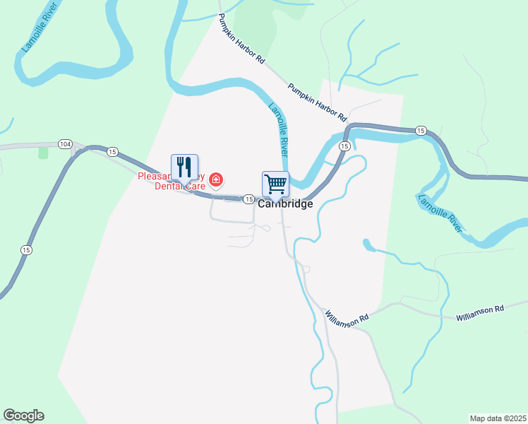 map of restaurants, bars, coffee shops, grocery stores, and more near 133 South Main Street in Cambridge