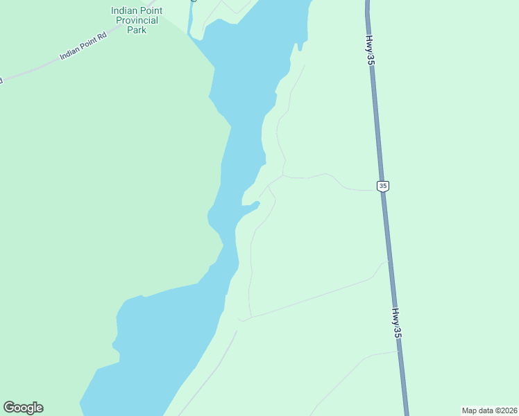 map of restaurants, bars, coffee shops, grocery stores, and more near Chicory Lane in Kawartha Lakes