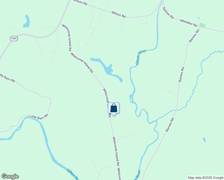 map of restaurants, bars, coffee shops, grocery stores, and more near 611 Whitcomb Island Road in Lamoille County