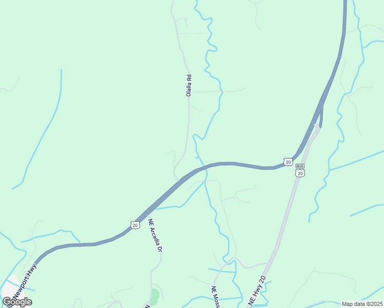 map of restaurants, bars, coffee shops, grocery stores, and more near 126 Olalla Road in Toledo