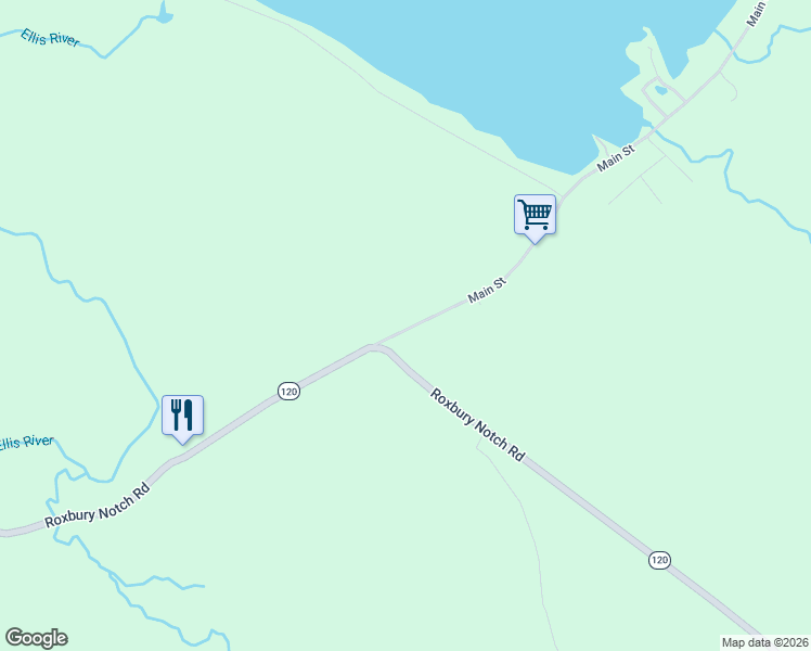 map of restaurants, bars, coffee shops, grocery stores, and more near 20 Main Street in Roxbury