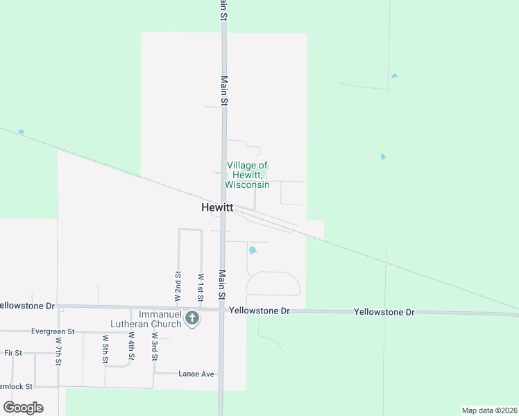 map of restaurants, bars, coffee shops, grocery stores, and more near 11038 Allen Street in Hewitt