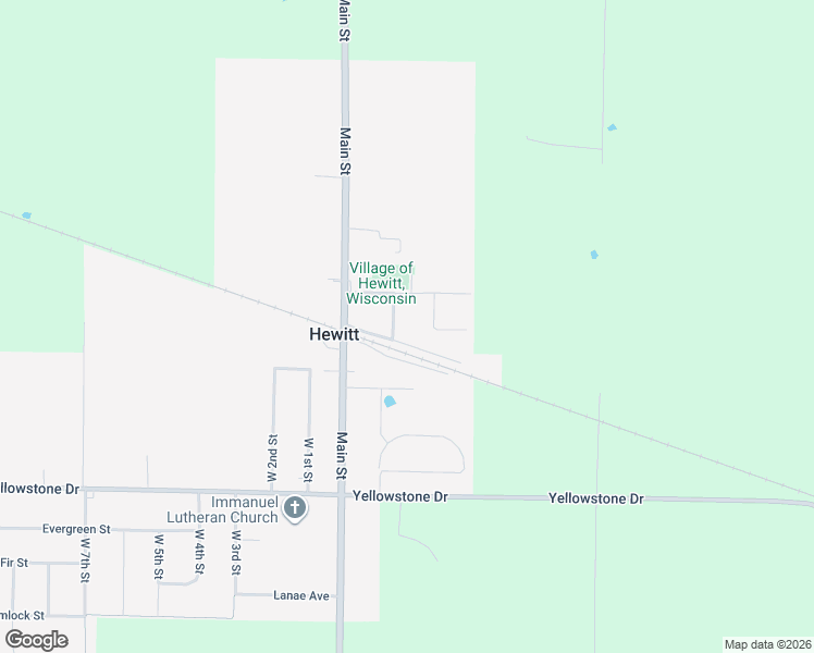 map of restaurants, bars, coffee shops, grocery stores, and more near 11038 Allen Street in Hewitt