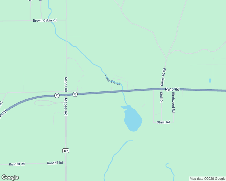 map of restaurants, bars, coffee shops, grocery stores, and more near 2370 Ryno Road in Oscoda County