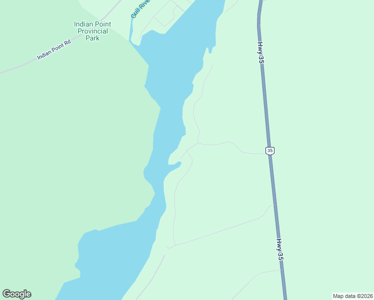 map of restaurants, bars, coffee shops, grocery stores, and more near Chicory Lane in Kawartha Lakes