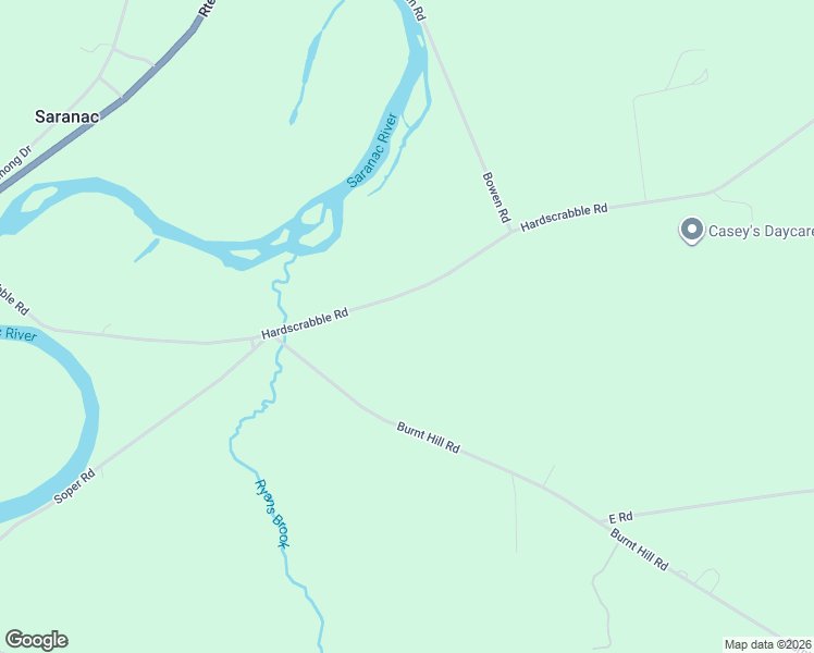 map of restaurants, bars, coffee shops, grocery stores, and more near 1547 Hardscrabble Road in Cadyville