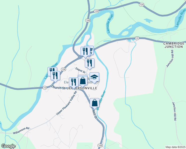 map of restaurants, bars, coffee shops, grocery stores, and more near 168 South Vermont 108 in Cambridge