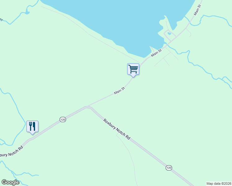 map of restaurants, bars, coffee shops, grocery stores, and more near 49 Main Street in Roxbury